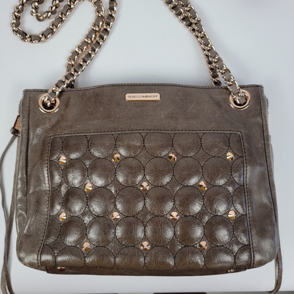 Rebecca Minkoff Leather Quilted Hangbag - Picture 11 of 16